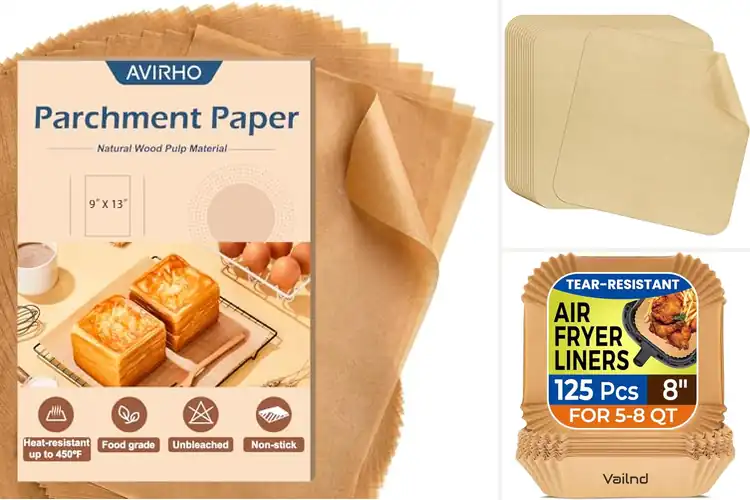 Detailed view of Best Pre-Cut Parchment Papers For Air Fryers