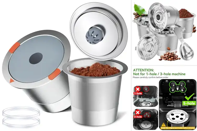 Detailed view of Best Premium Stainless Steel Keurig Reusable Pods