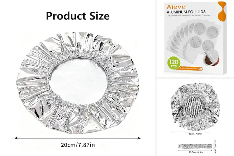 Detailed view of Best Reusable Foil Lids