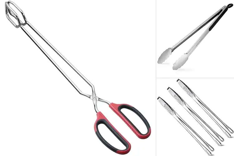Detailed view of 10 Best Seafood Barbecue Tongs: Safe Grip & Cool Handling
