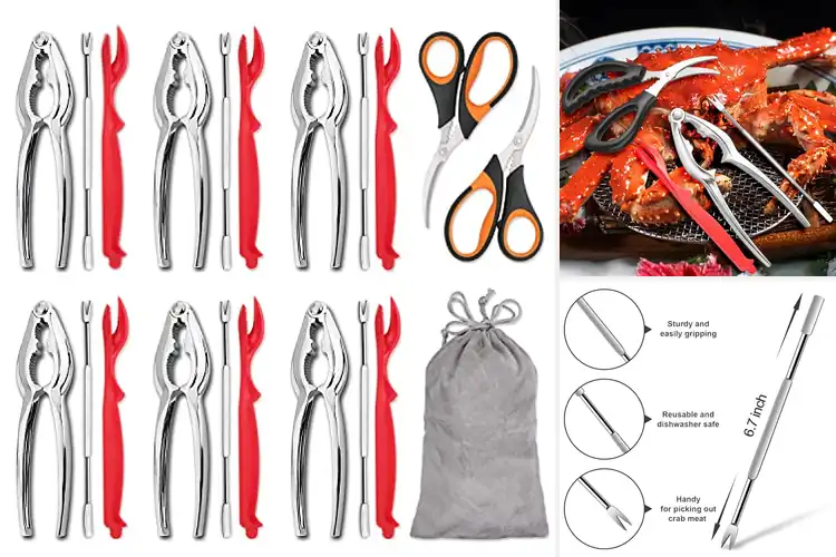 Detailed view of 10 Best Seafood Crackers Set for Perfect Cracking