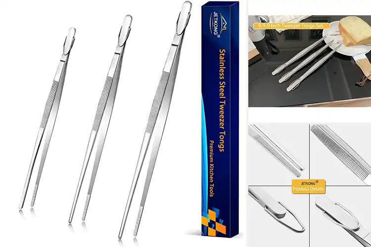 Detailed view of 10 Best Seafood Grabbing Tongs for Easy Shellfish Handling