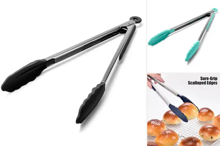 Detailed view of 10 Best Seafood Serving Tongs for Effortless Plating
