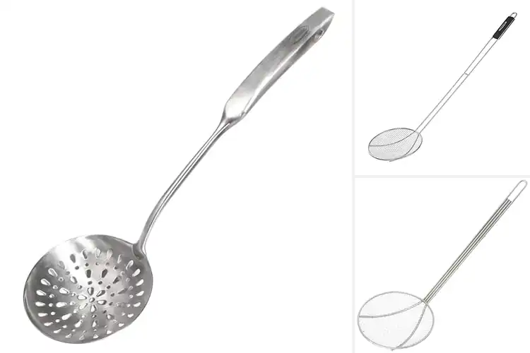 Detailed view of 10 Best Seafood Skimmer Ladles for Mess-Free Cooking