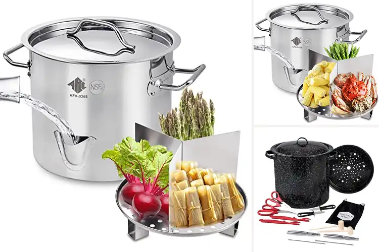 Detailed view of 10 Best Seafood Steamers for Perfect Flavor