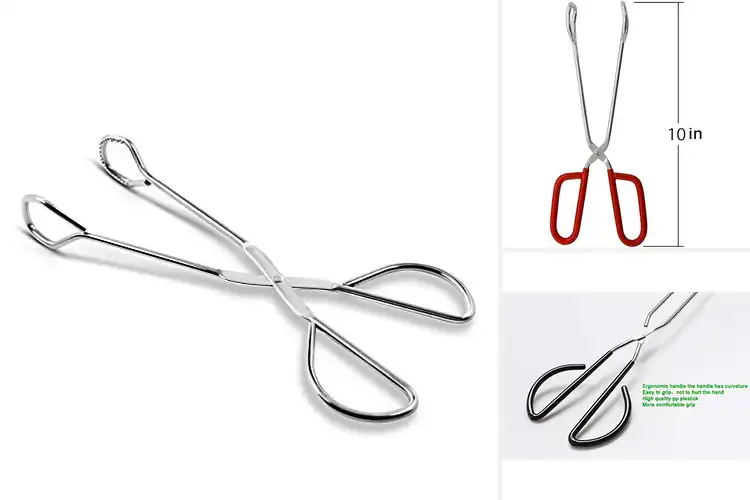 Detailed view of 10 Best Seafood Tongs for Safe, Confident Cooking