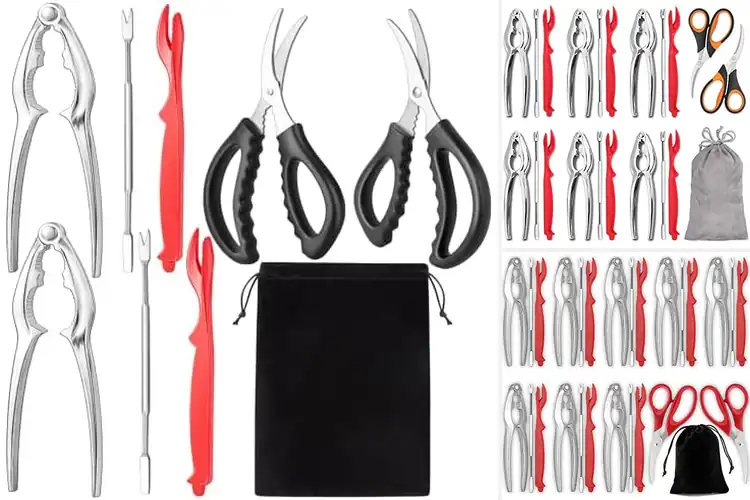Detailed view of 10 Best Seafood Tool Kits for Easy Crab & Lobster Feasts