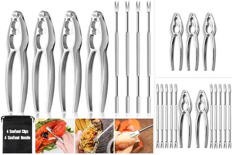 Detailed view of 10 Best Seafood Tools That Make Crab Cracking Easy