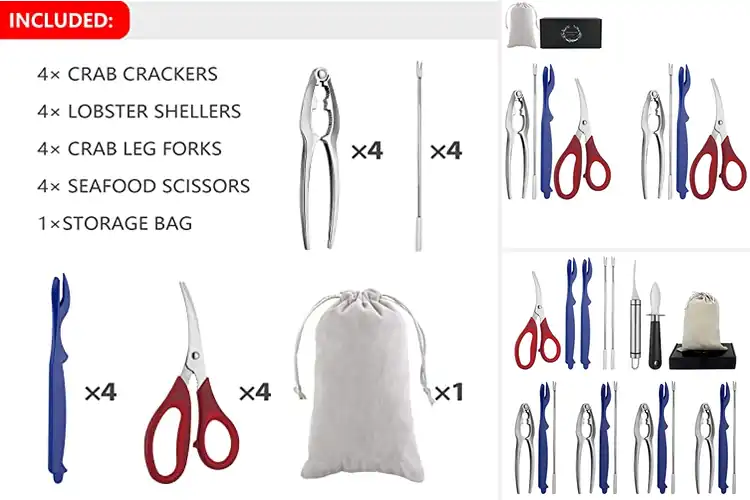 Detailed view of 10 Best Shellfish Cracking Sets for Effortless Feasts