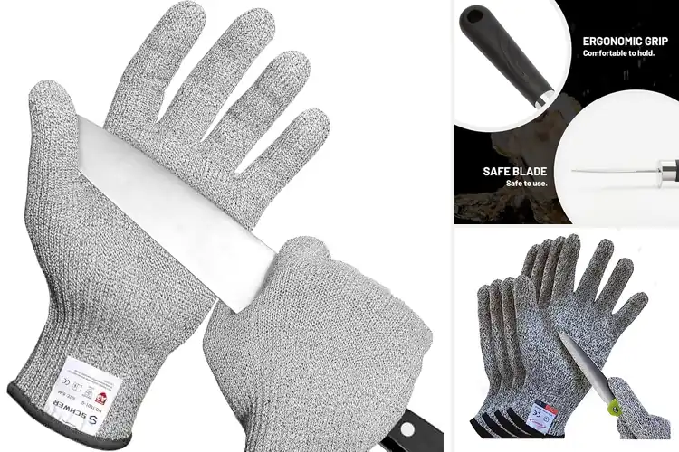 Detailed view of 10 Best Shellfish Shucking Gloves for Safety & Grip