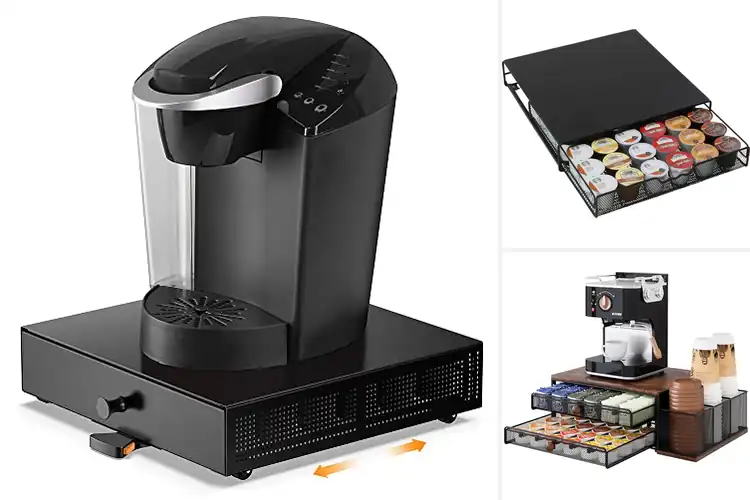 Detailed view of Best Sliding Coffee Pod Storages