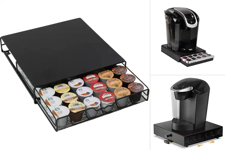 Detailed view of Best Sliding Drawer Coffee Pod Holder