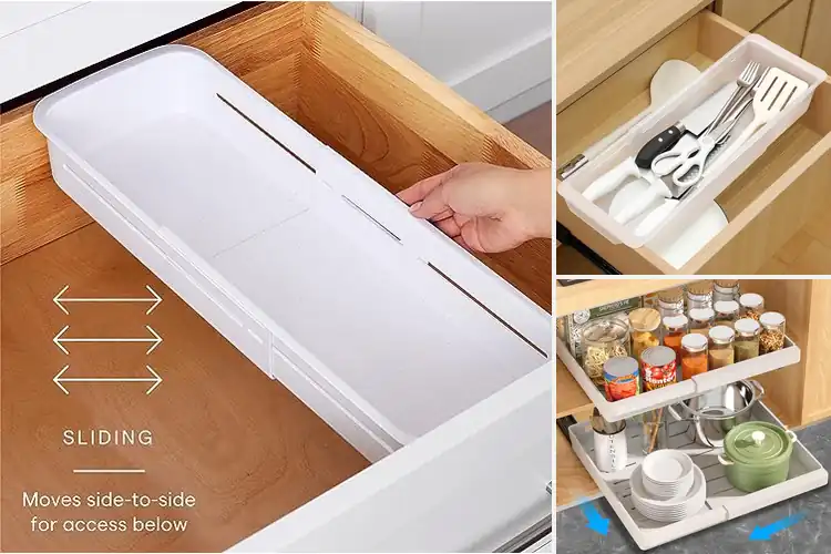 Detailed view of Best Sliding Drawer Organizers