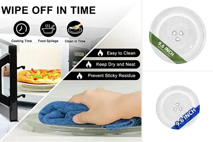 Detailed view of Best Small Microwave Turntable Plates