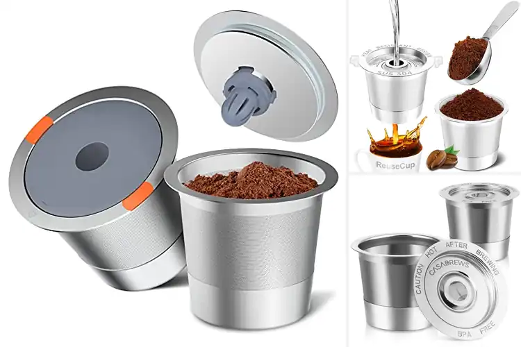 Detailed view of 10 Best Stainless Steel Reusable K Cups for Eco-Friendly Coffee