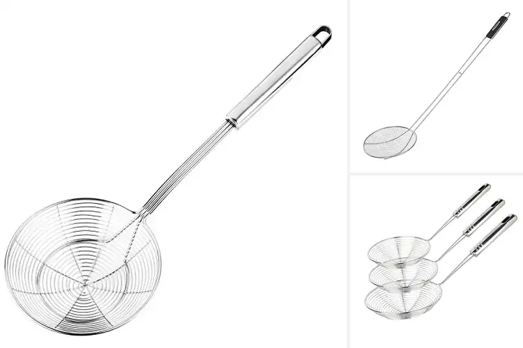 Detailed view of 10 Best Stainless Steel Seafood Strainers for Easy Cooking