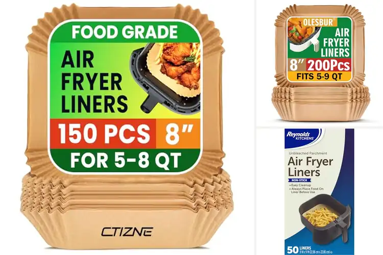 Detailed view of Best Tear-Resistant Air Fryer Liners