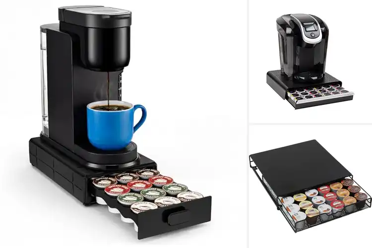 Detailed view of Best Under Keurig Organizer Drawer