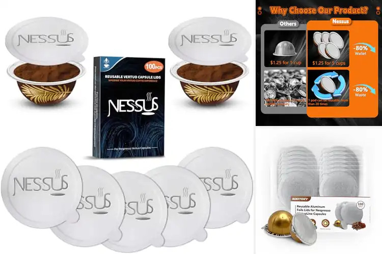 Detailed view of Best Value Nespresso Foil Lids Kit