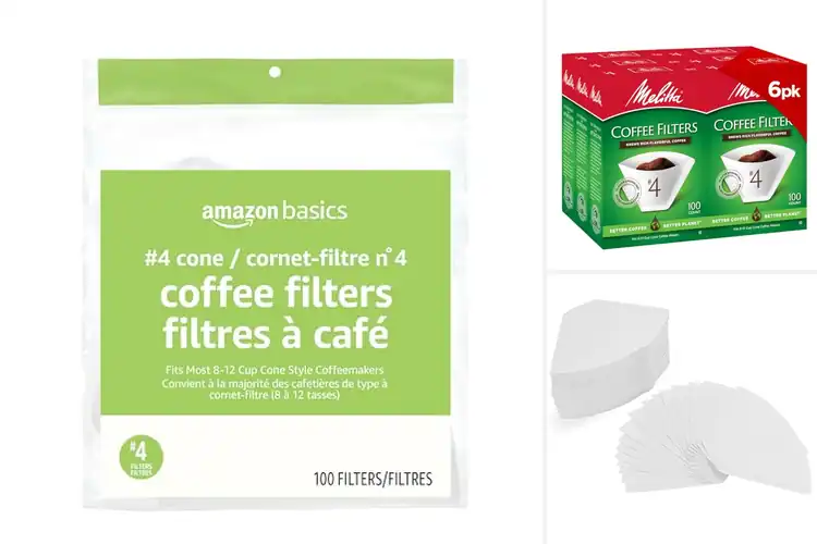 Detailed view of Best White Paper Cone Filters