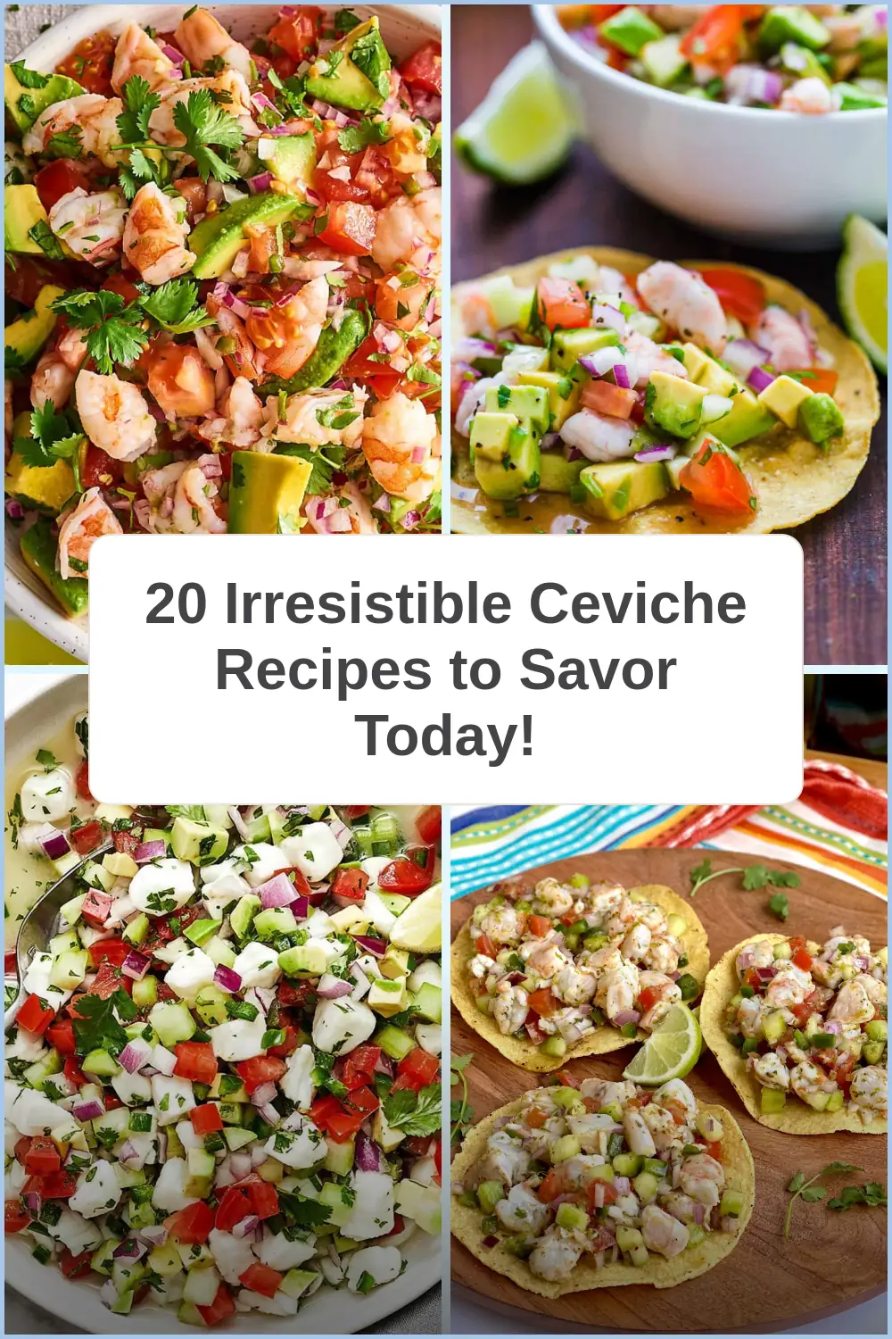 Photo of 20 Irresistible Ceviche Recipes to Savor Today!