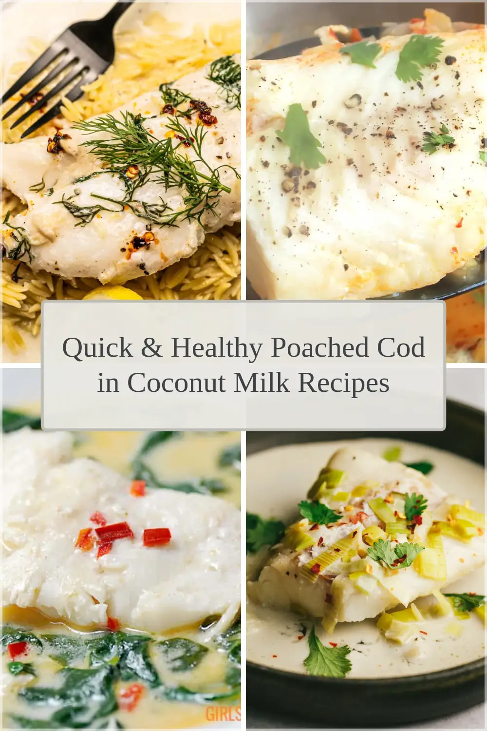 Photo of Quick & Healthy Poached Cod in Coconut Milk Recipes